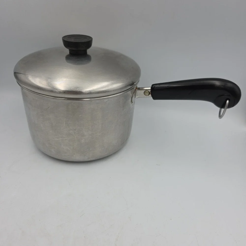 Vintage 1801 Revere Ware 3 Quart Sauce Pan Pot  w/Lid